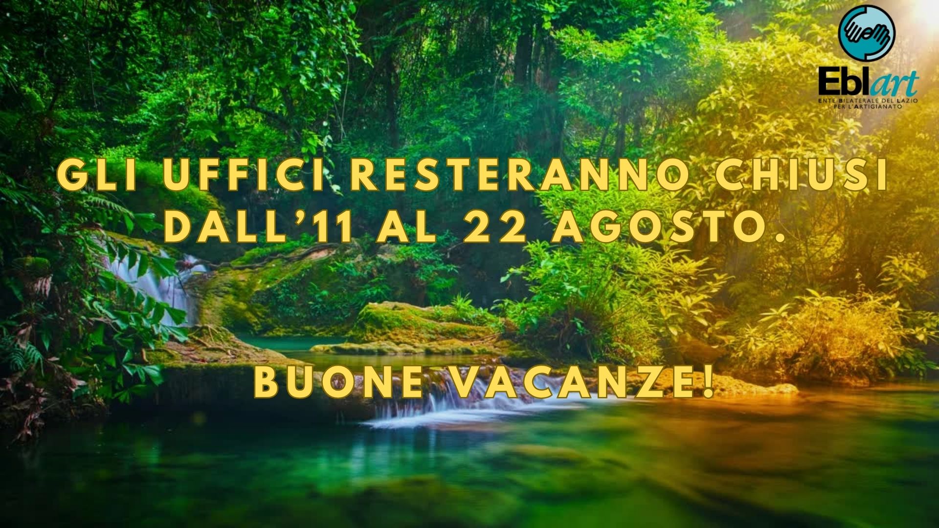 COMUNICAZIONE: CHIUSURA UFFICI PER PAUSA ESTIVA